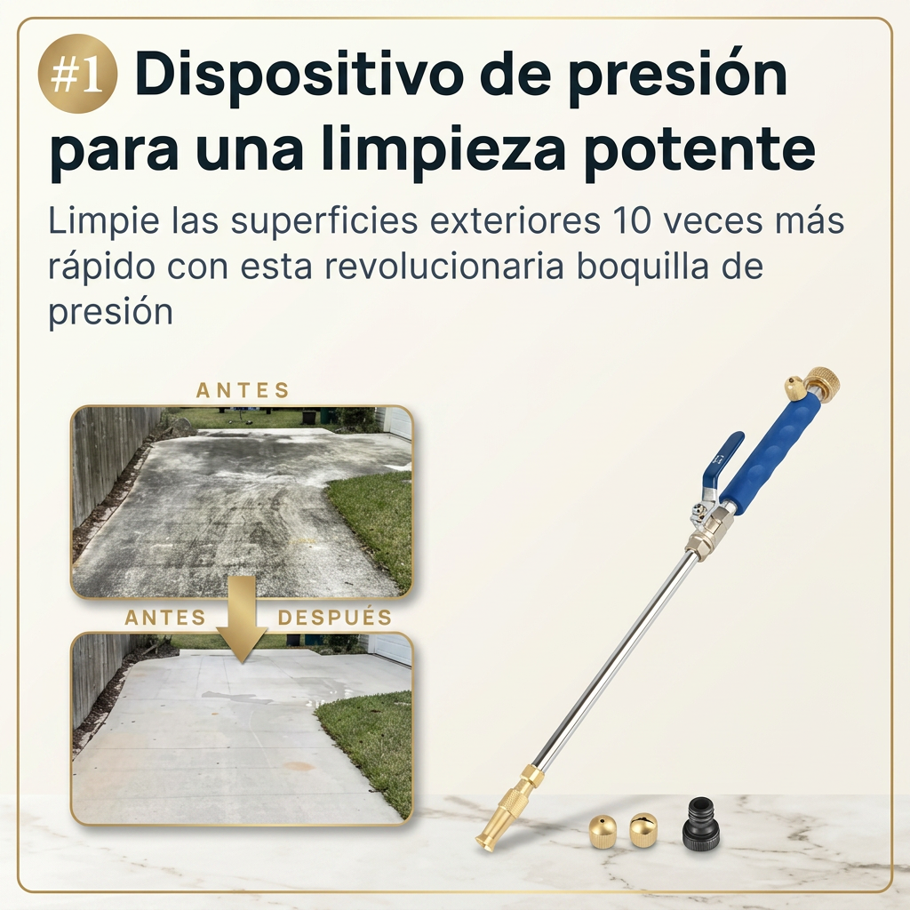 Novidad - Noole: ¡Una presión de agua increíble en un paquete pequeño!